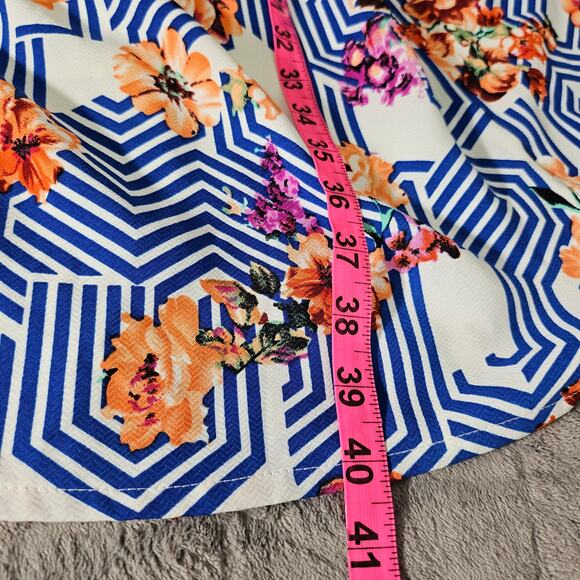 Anna Grace midi dress spaghetti straps A-line sz L - Picture 7 of 7